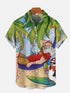 Men's Christmas Funny Graphic Short Sleeve Hawaiian Shirt